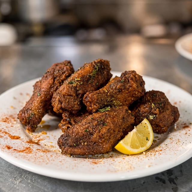 Crispy Chicken Wings.
