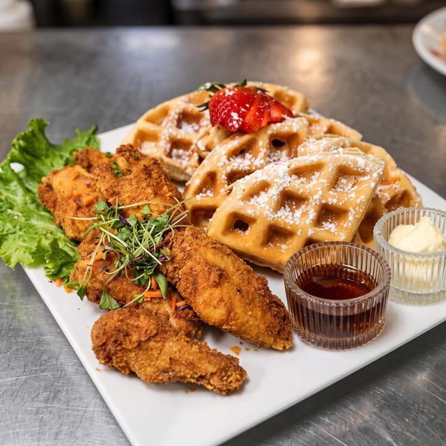 Chicken & Waffles.