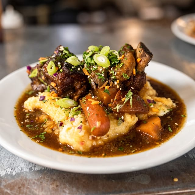 Slow Braised Short Ribs.